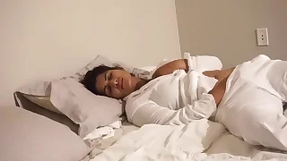 Desi Bhabi fucks herself in lie alongside - Maya